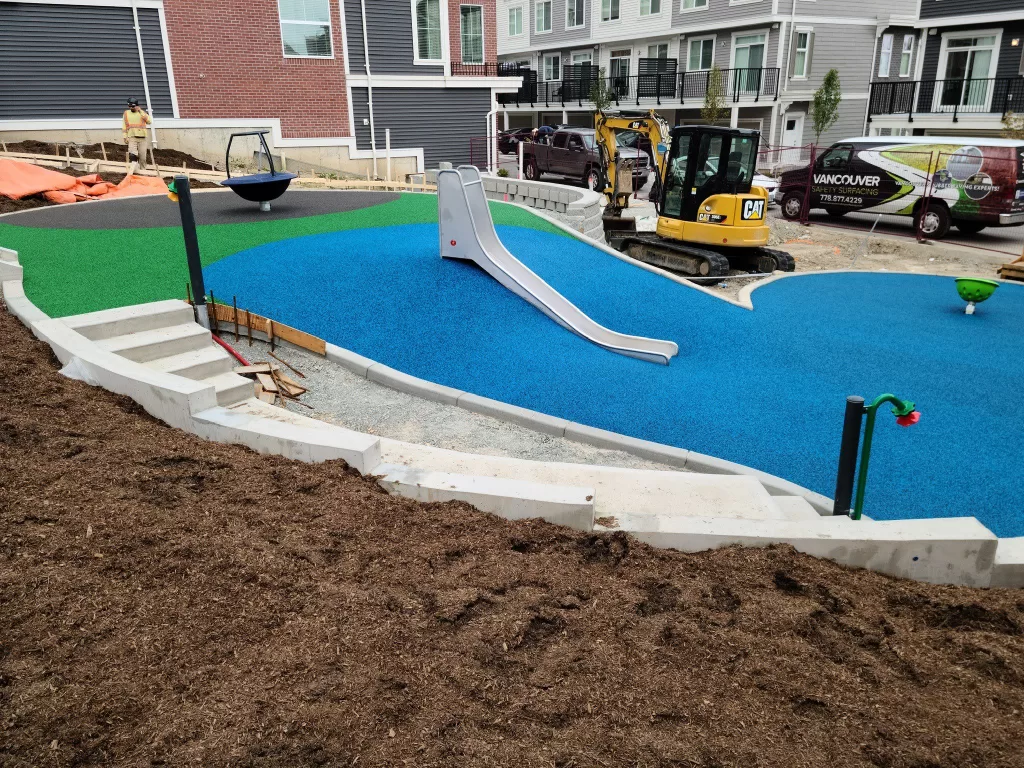 The Features and Benefits of Poured in Place Rubber Surfacing at Playgrounds and Daycares