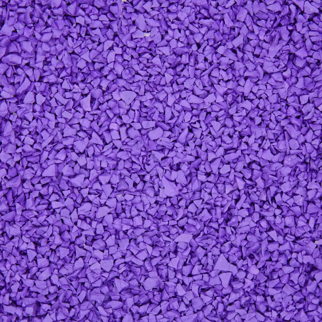 purple rubber paving